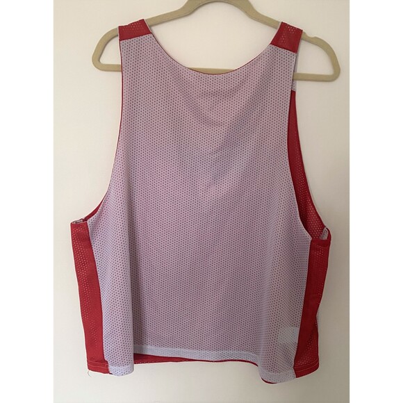 Augusta Sportswear Red Flyers Field Hockey Reversible Red White Jersey Sz L/XL - Picture 2 of 10